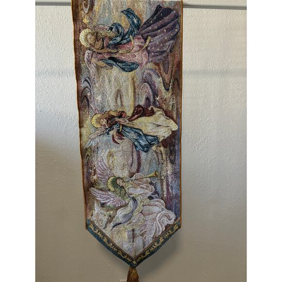 Lena Liu Other - Lena Liu Table Runner Tapestry Christmas Angels